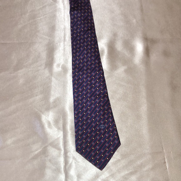 Gucci 100% Seta Silk Tie Made In Italy ๐ฎ๐น - Picture 8 of 14